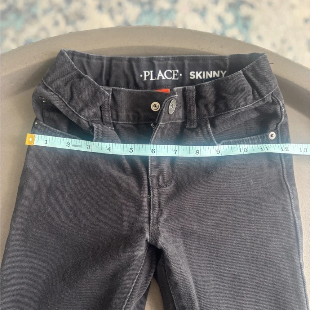 The Children’s Place Classic Black Denim Pants Size 7